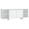TV Cabinet White 130 x 35 x 50 cm Particleboard