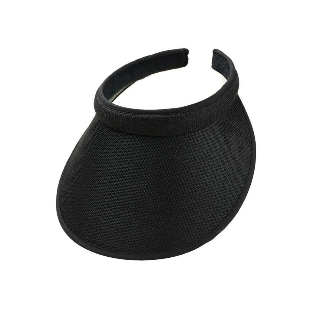 Uv Protection Summer Hat Linen Visor Sun Hat Hollow Top For Hiking And Beach Adjustable Fit For Adult And Kids Head 50-58Cm