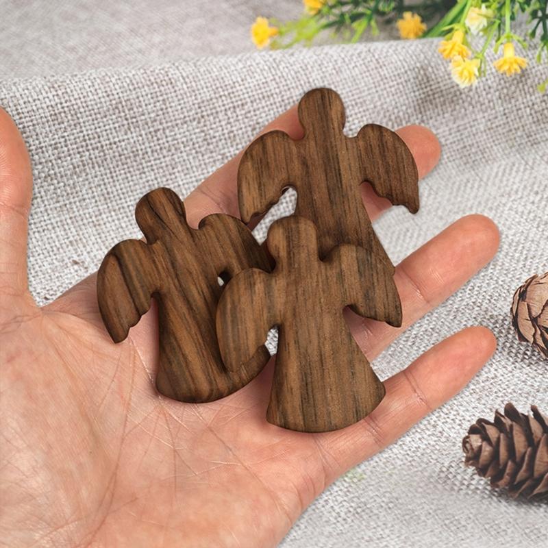 Handgefertigtes Gebetskreuz Christliches Geschenk Kreuz Handgeschnitztes Holzkreuz Glaube und Hoffnung Glattes Handwerk Geschenk für Christen