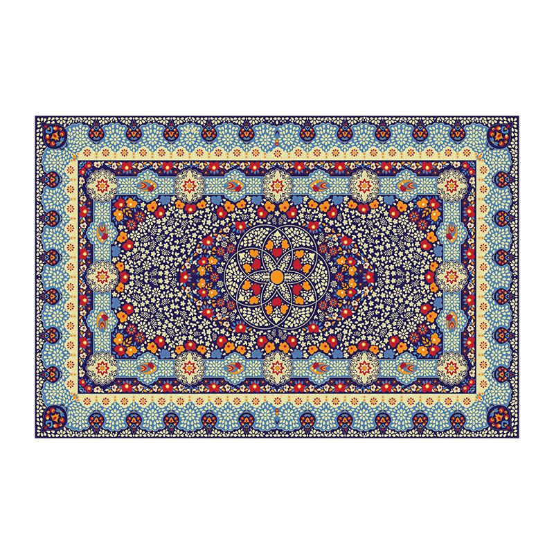 American Retro Carpet Ethnic Persian Style Living Room Sofa Mat Bedroom Bedside Non-slip Rug Multiple Sizes Home Decoration