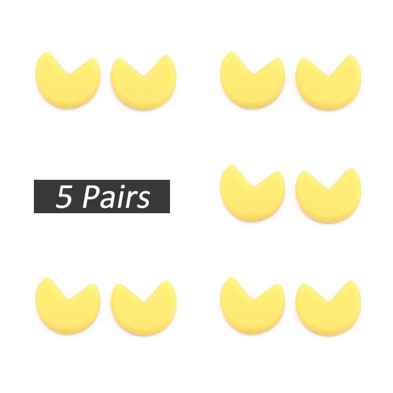 5 Pairs / Package Silicone Anti-slip Holder for Glasses Accessories Ear Hook Sports Eyeglass Temple Tip Stoppers Eyewear Hook