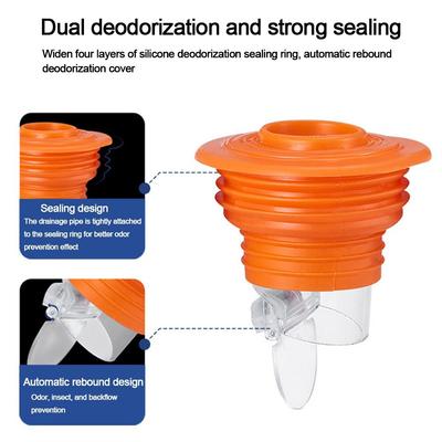 Prevention Seal One Way Valve Stopper Sewer Floor Drain Water Pipe Plug Anti Odor Drain Cover
