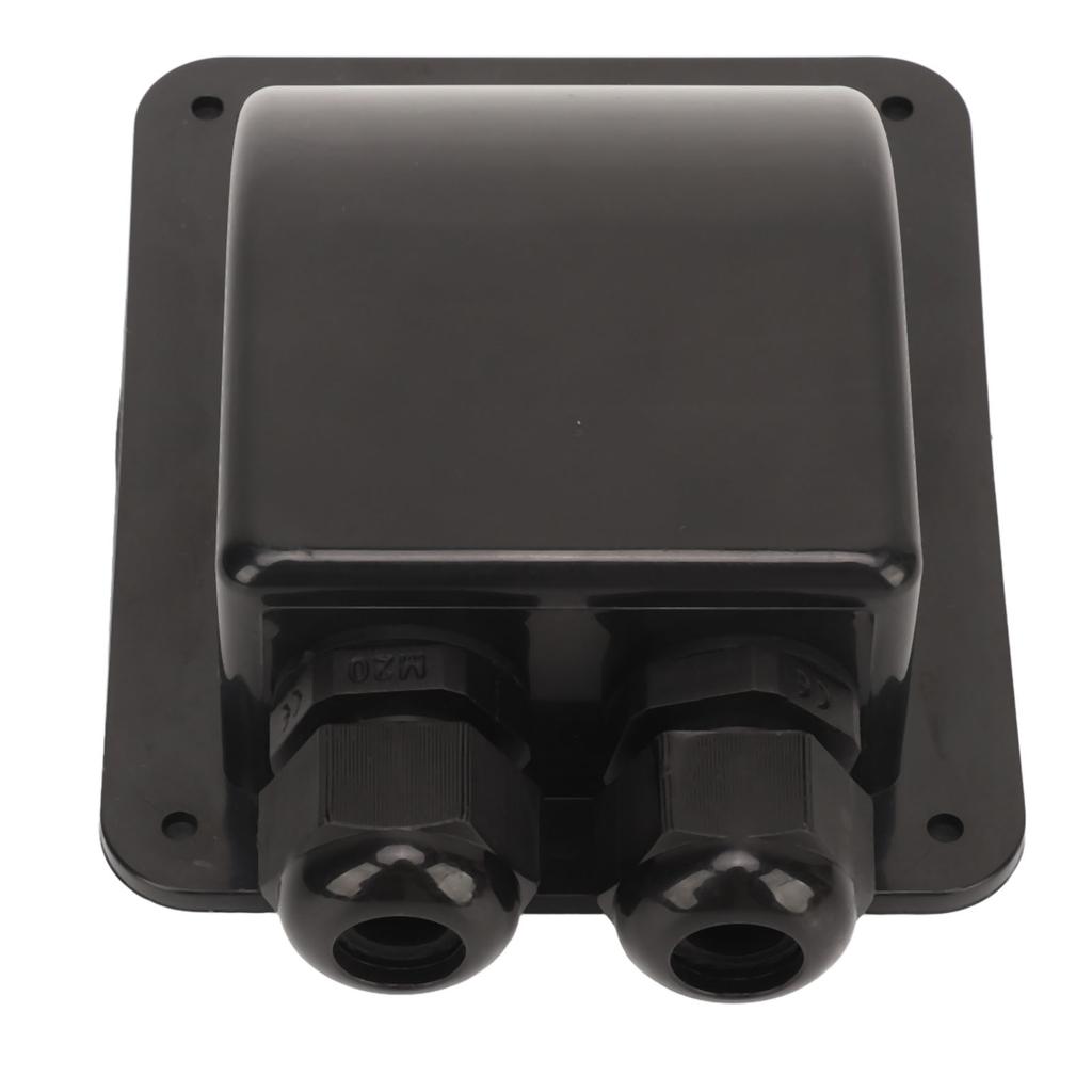 Solar Double Cable Entry Gland Box Rainproof Housing for RV Roof Boat Yacht Camping Travel Panel 6mm²‑12mm²