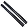 45cm Attachment Extension Tubes Plastic Pipe Hose Black 2x Vacuum Cleaner Wands