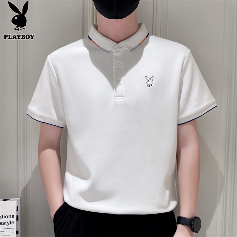 PLAYBOY Men's Casual Polo T-Shirt