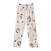 Pantaloni de Pijama HelloKitty pentru Femei Pantaloni de Casă din Fleece cu Desene Animate pentru Halloween Călduroși Căptușiți cu Fleece Toamnă Iarnă