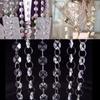 Acrylic Crystal Bead Curtain Transparent Drops Diamond-shaped Door Party Decorations Garden Decoration Outdoor