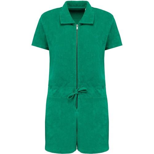 Native Spirit Mono corto de toalla de rizo para mujer/señora 10 UK marfil