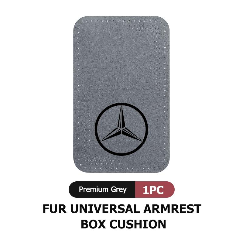 Leather Car Center Console Armrest Box Mat Protection Pad Auto Accessories For Benz Exclusive AMG W124 W203 W204 SPRINTER V