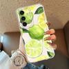 Case for Samsung Galaxy S26 S22 FE Note 20 Ultra 10 S20 Plus S21 S23 Ultra S25 Edge S24 Phone Cover Fruit Letters