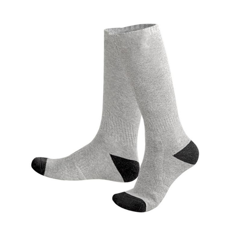2200/4000mAh Winter Heated Socks Men Women Thermal Heating Foot Warmer Electric Stockings with 3 Levels Temperature