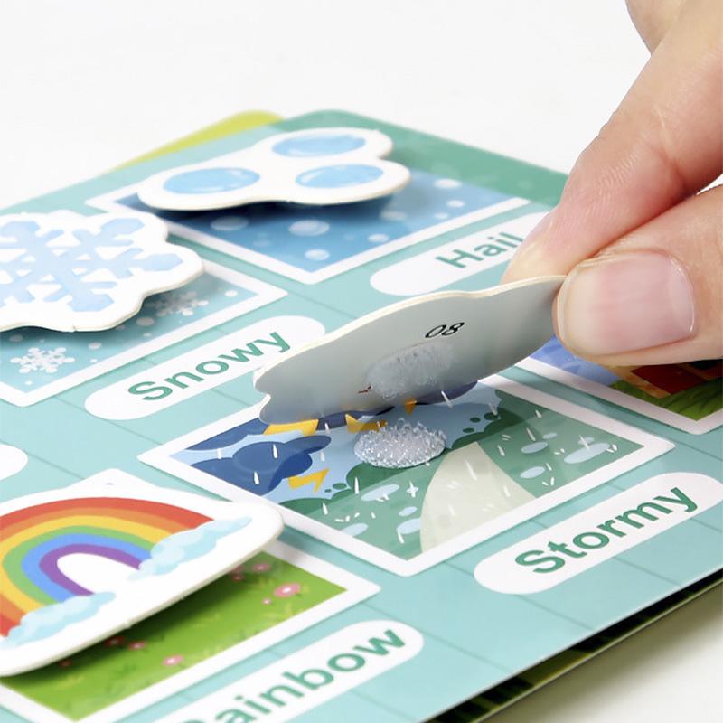 Montessori Children Busy Book My First Quiet Book Paste Early Learning Education Toys Children Matching Game For Kids 2 3 Years