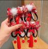 Children's Chinese Bow Braid Hair Clip & Hanfu Wig Headdress