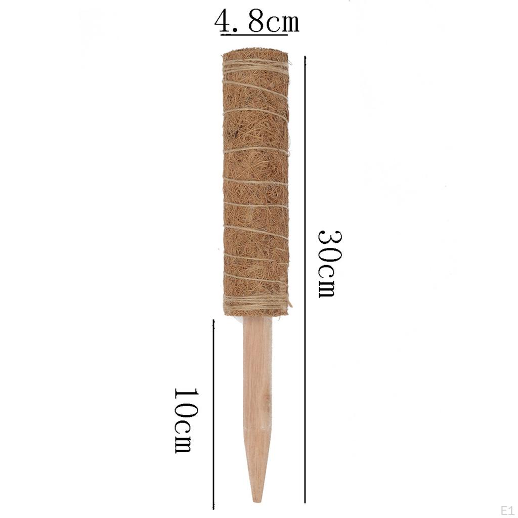 Pole - 2 Coir Poles Support Indoor to Upwards Use Individually or Together