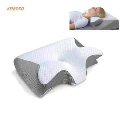 Butterfly Sleep Memory Nackenkissen Slow Rebound Komfort Memory-Schaum Schlaf Zervikales Orthopädisches Nackenkissen Massagebettkissen
