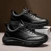 Men Sneakers Casual Shoes MenOutdoor Flats Zapatillas Hombre Leather Breathable Shoes Men Black Sports Board Shoes Male Footwear
