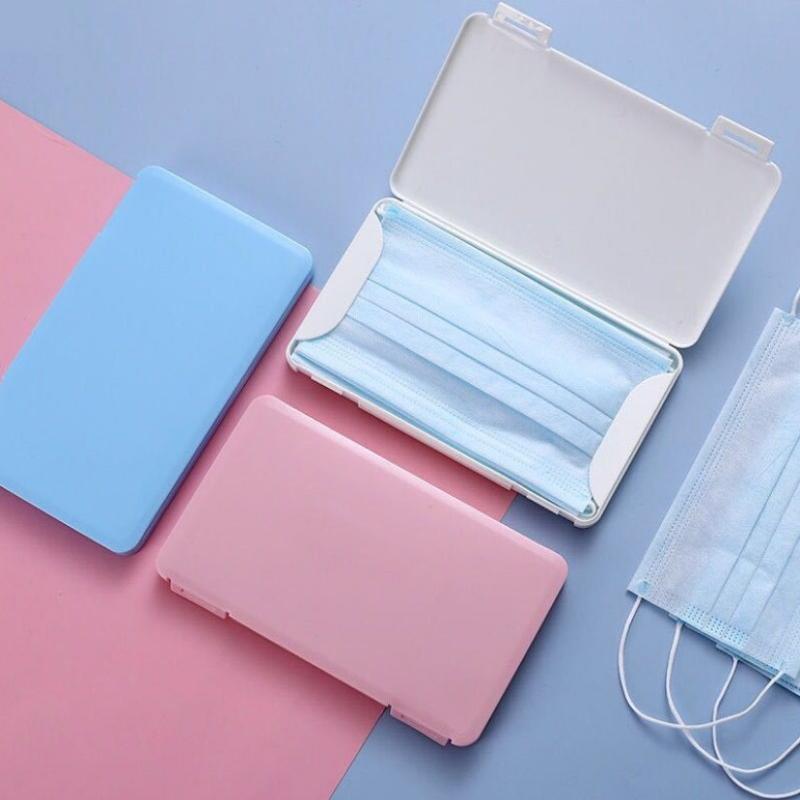 Mask Storage Box Packaging Dustproof Mask Case Face Mask Holder Safe No Pollution Disposable Mask Box Organizer Household Tools