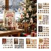 Calendario de Adviento para Niños 24 Días Navidad 2026, Gatos/Perros/Animales del Bosque de Lectura Acrílicos 2D Lindos Gato Conejo Adornos Calendario de Cuenta Atrás
