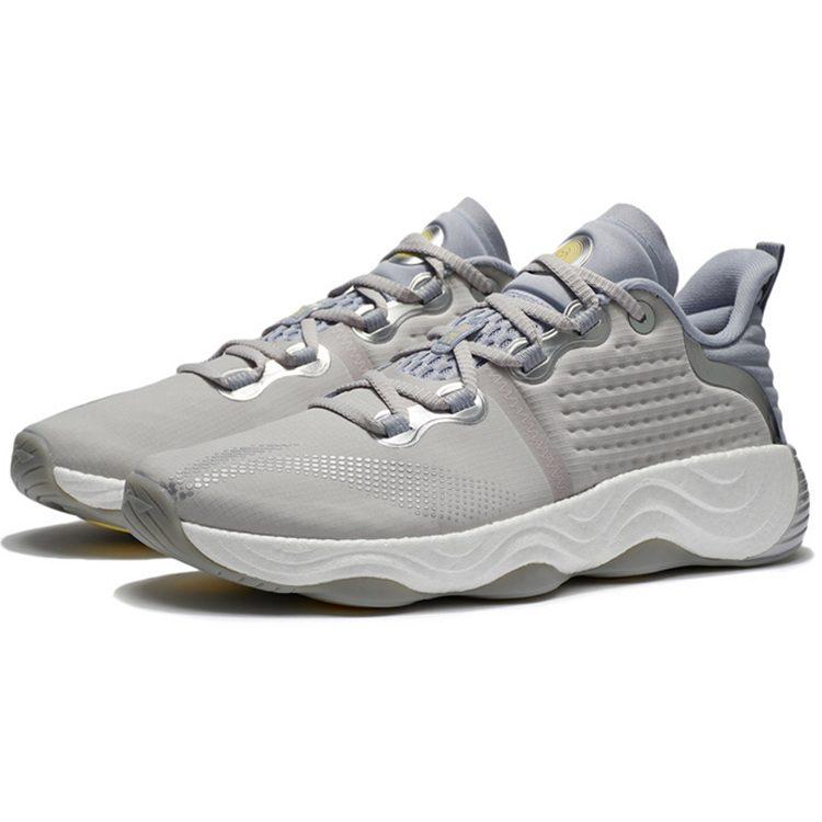 Li Ning Wujie 3 Low Top Casual Shoes Men's Microcrystalline Gray AFVS003-1