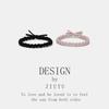 Boyfriend Exclusive Small Rubber Band Handmade Woven Hand Strap Couple Leather Case Hair Band for Girlfriends Headband Bracelet Dual-Use