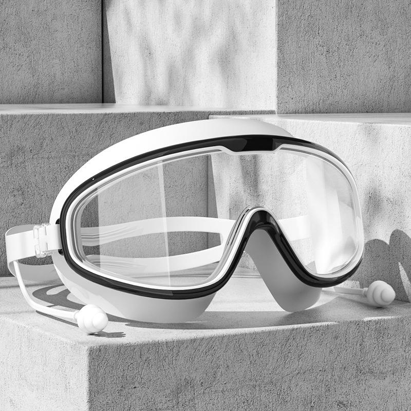 Lunettes de plongée professionnelles, étanches et antibuée, à grande monture, populaires en ligne, pour adultes