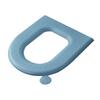 Coussin de Siège de Toilette Surface Douce au Toucher EVA Imperméable Tapis de Toilette Portable Lavable Conception avec Poignée Coussin de Siège de Toilette Hygiénique