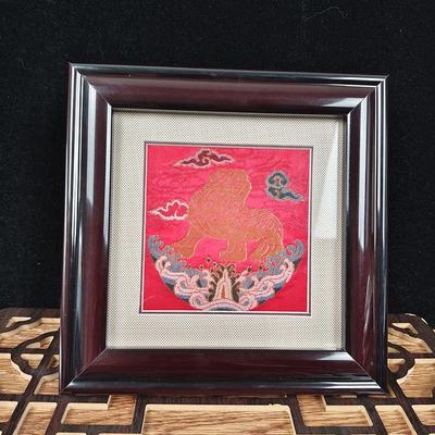 Nanjing Yunjin Framed Chinese Embroidery Painting: Chinese Style Table Decoration & Gift