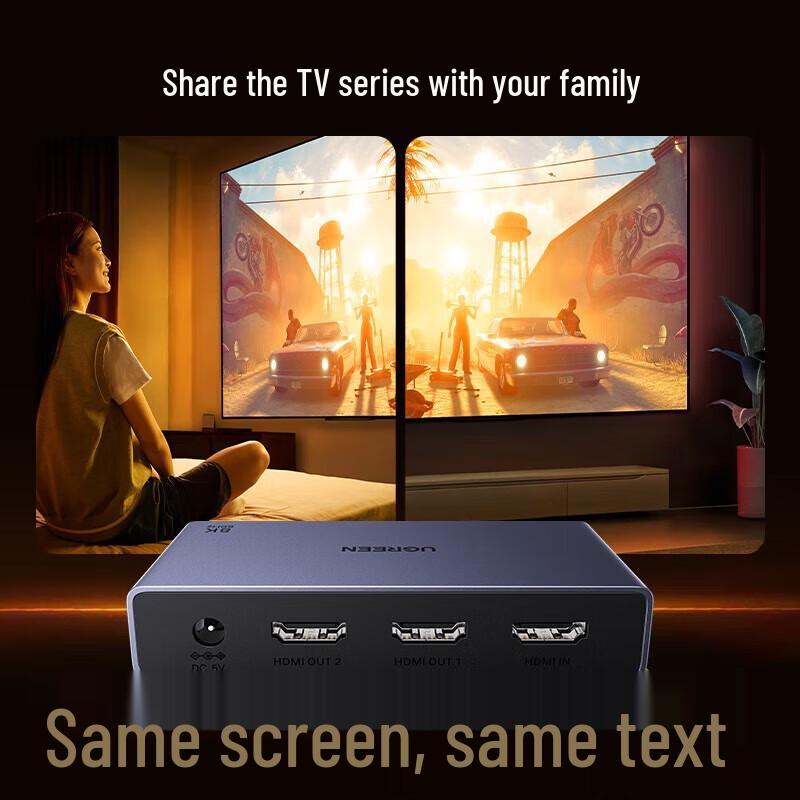 Ugreen 8K HDMI 2.1 1x2 Splitter