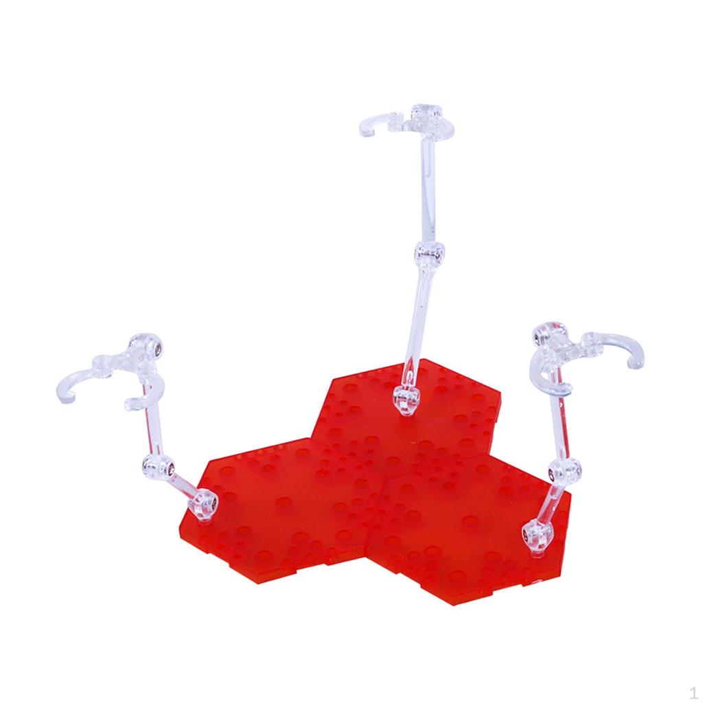 Display Stand Rack, Doll Model Bracket for 1/144 Figures Toys DIY Accessories