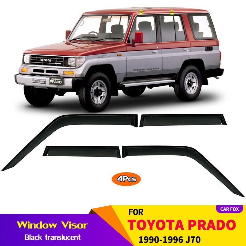 For Toyota Prado J70 J90 1997-2002 J70 1990-1996 Accessories Shades Ventvisor Window Visors Weathershields Wind Rain Guard