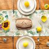 Artoid Mode Beige Greenery Eucalyptus Summer Table Runner, Spring Seasonal Anniversary Holiday Kitchen Dining Table Decoration for Indoor Outdoor