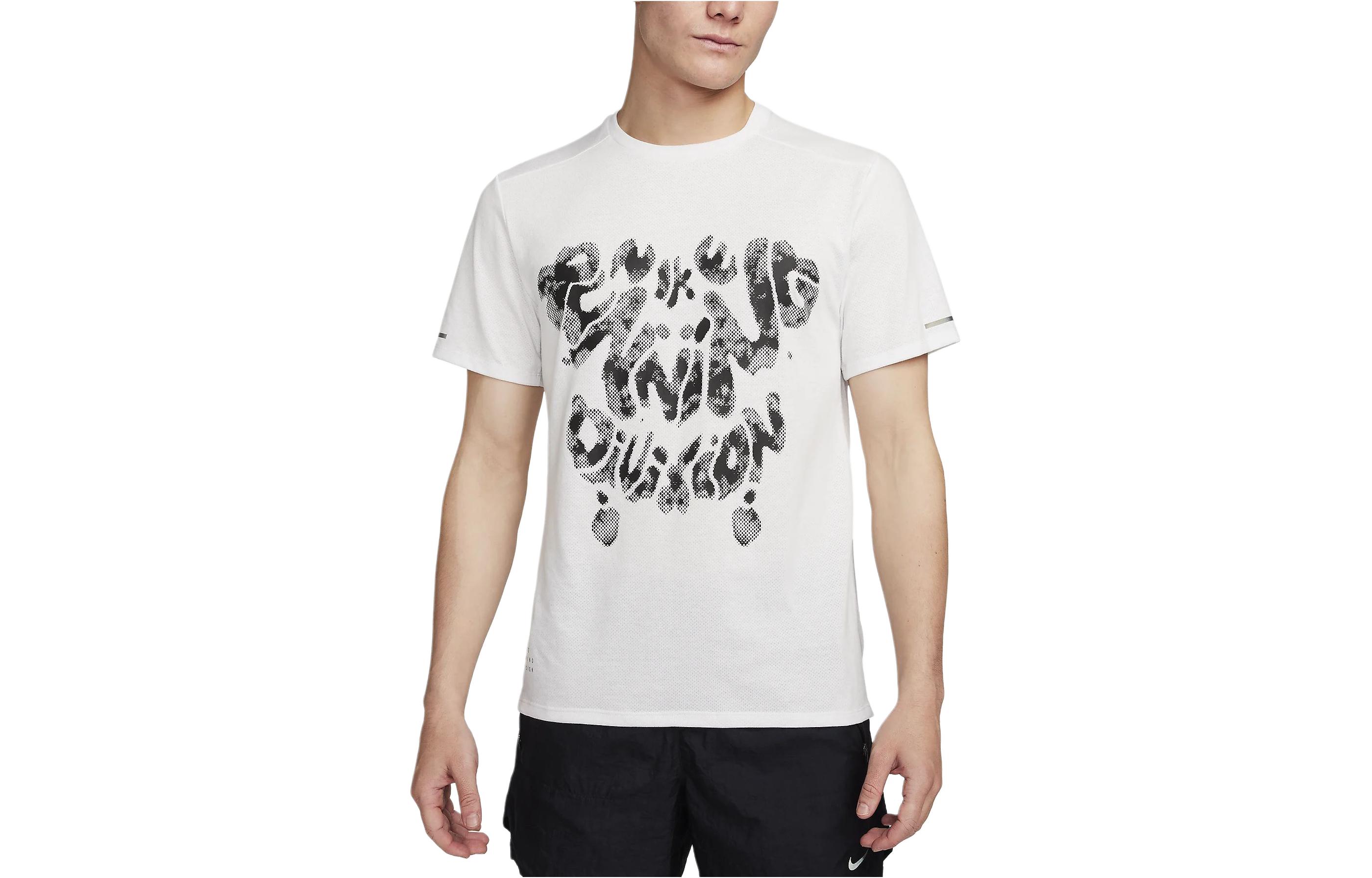 Nike Dri Fit Rise 365 T Shirt Men s White FN3390-121 M