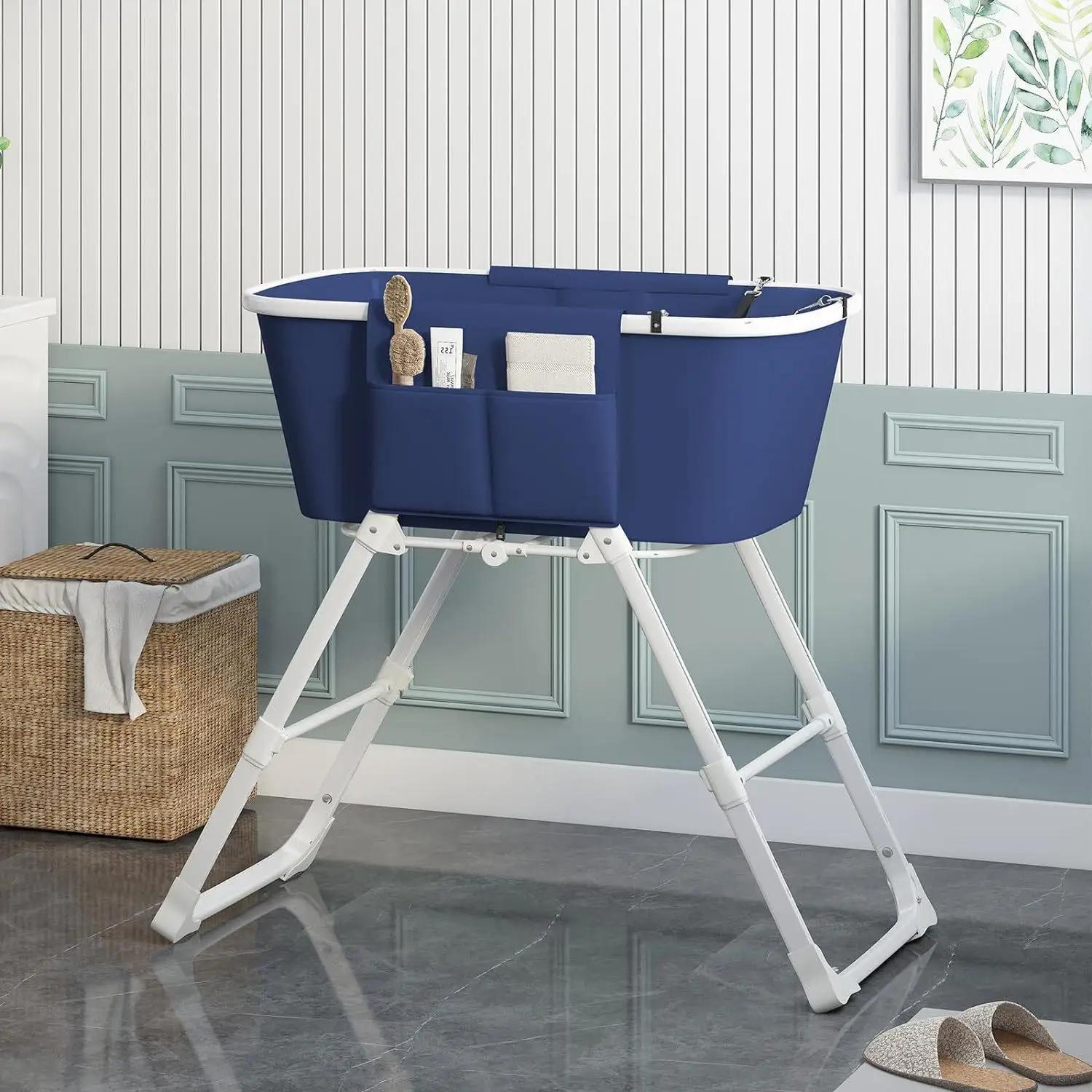 

Ванна для собак складная, легкое хранение, ванна для домашних животных, кронштейн из ПВХ, раковина, портативная, креативный, легкий дизайн, товары для животных, принадлежности 83X102CM синий