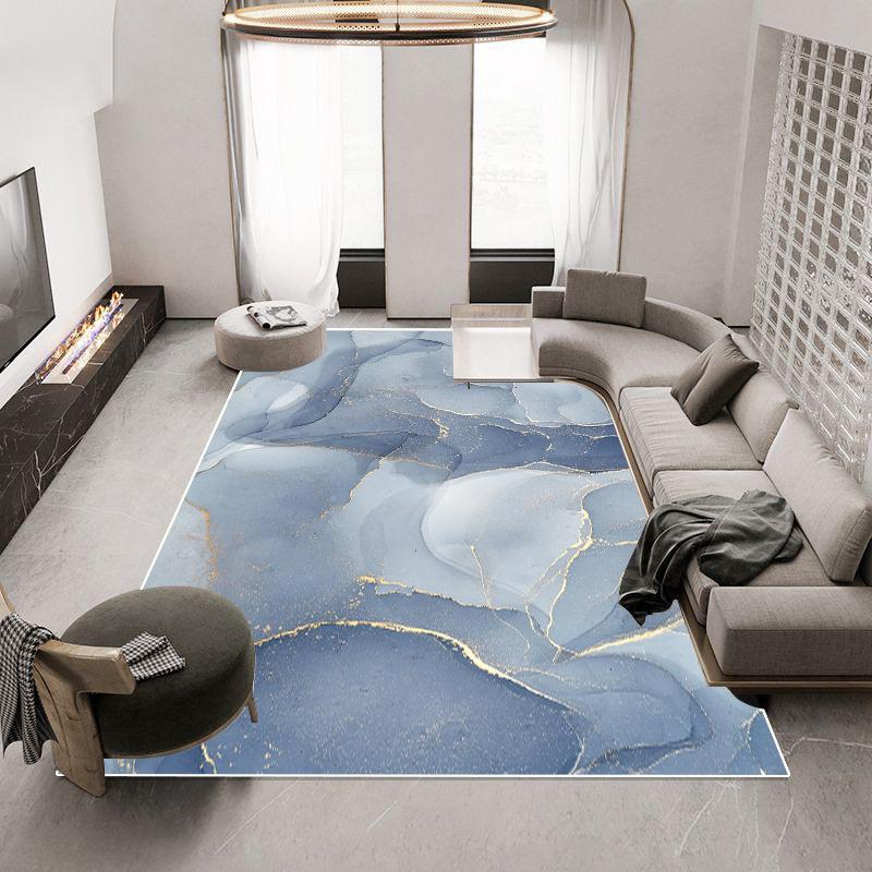 Living Room Abstract Style Large Carpet Modern Decoration Sofas Coffee Tables Easy Clean Rugs for Bedroom Non-slip Entrance Mats