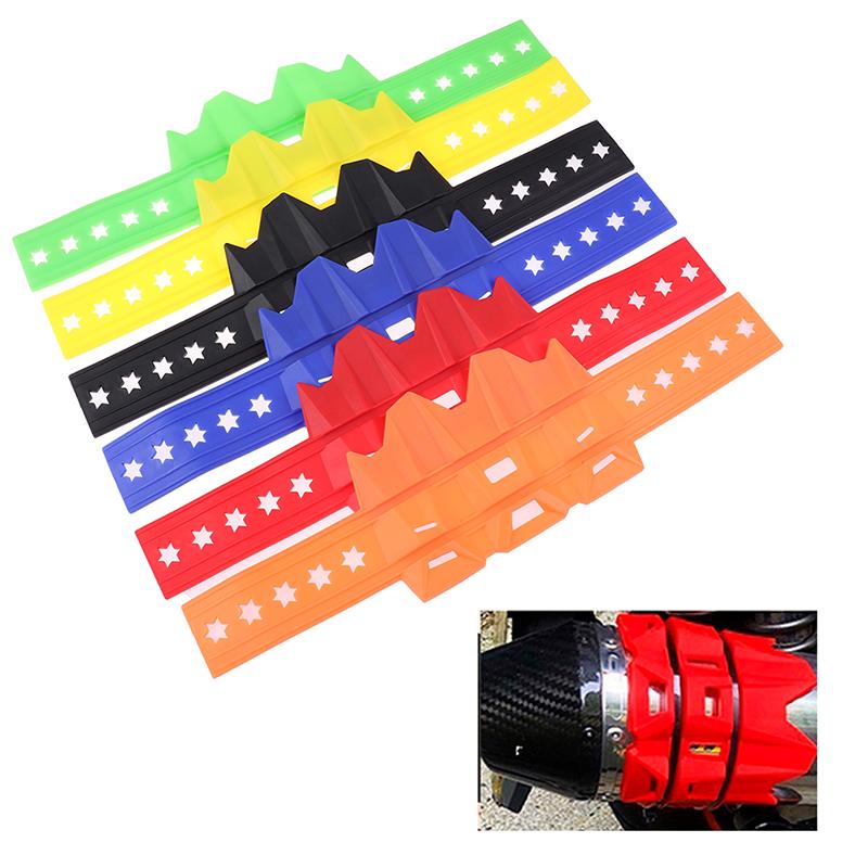 Anti-Scratch Color Insulation Ring Protective Rubber Off-Road Vehicle Motorcycle Modified Exhaust Pipe Rubber Ring