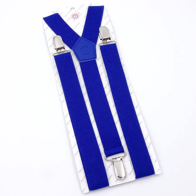 2.5cm Black Women's Suspenders - Versatile Elastic Y-Back with Three Clips, Korean Style