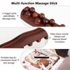 Durable 37 Beads Body Massaging Stick Universal Handheld Acupoint Massager Relax Therapy Massage Tool Back Scraping Stick