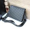 Men's Retro Floral Leather Bag Set: Shoulder, Crossbody, Clutch, Wallet, Backpack