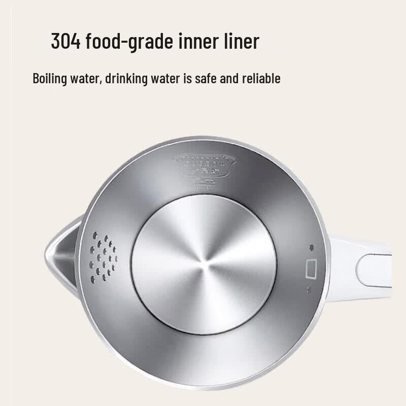 Midea 1.7L Double-Layer Anti-Scald Electric Kettle CN plug (adapter included)