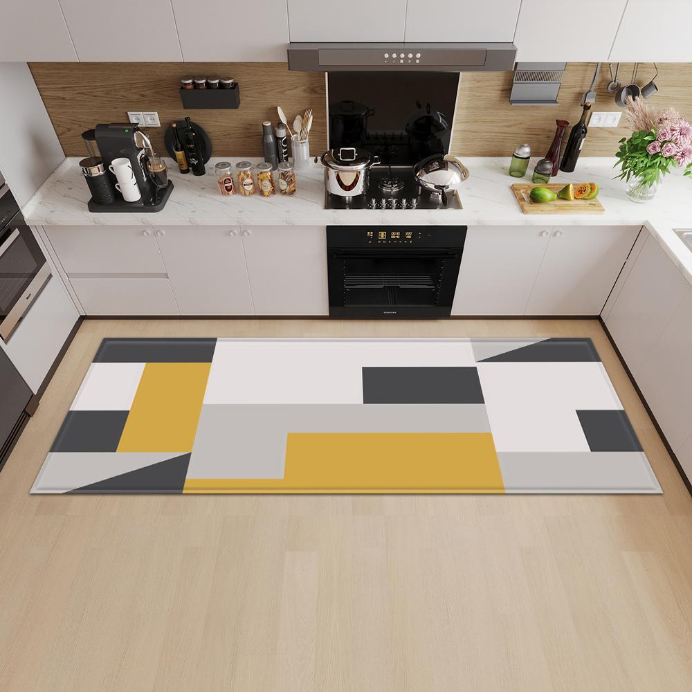 Kitchen Mat Porch Door Mat Bedroom Long Carpet Home Balcony Bathroom Non-slip Floor Living Room Carpet