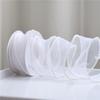 Fishtail Yarn Ribbon Bouquet Packaging Material Rainbow Color Lace Tail Yarn Ribbon Wave Chiffon Yarn Gift Strap