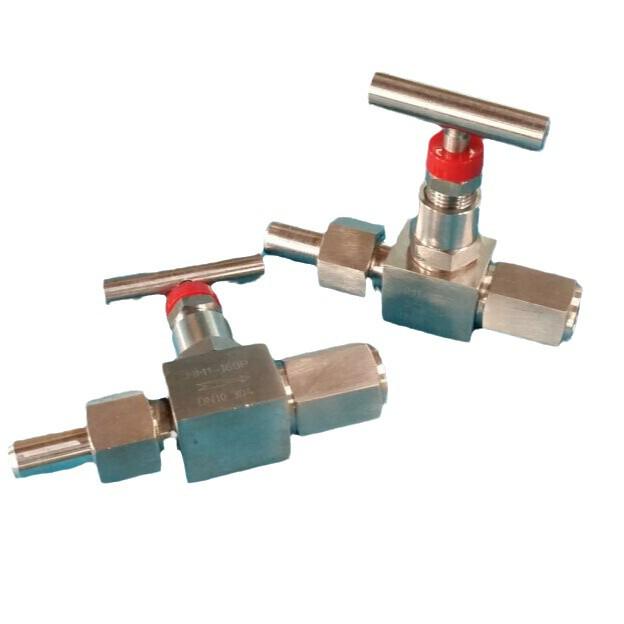 Stainless Steel Pressure Gauge Stop Valve 14x2-M20x1.5 JJM1-160P