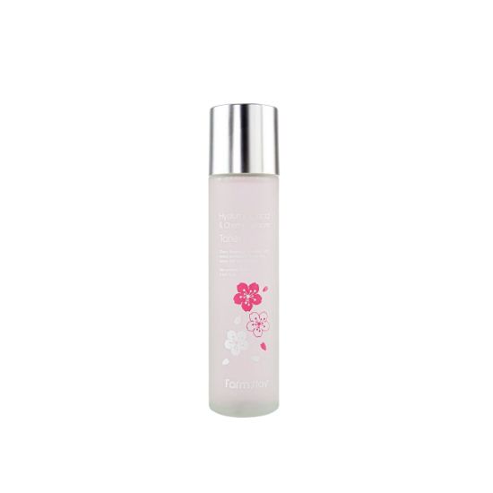 Farmstay Hyaluronic Acid & Cherry Blossom Toner Hydrating & Brightening Facial Toner 150ml