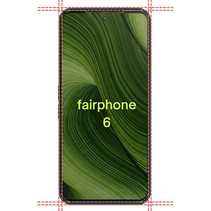 Härdat Glas - Phonillico® - Fairphone 6 - Paket 2 - Reptåligt - Skärmskydd