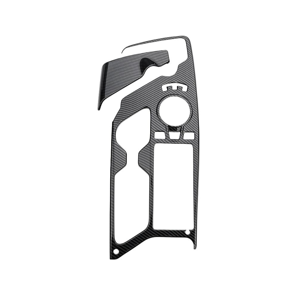 LHD/RHD For Kia EV6 -2026 Carbon Fiber Center Console Gear Shift Panel Cup Holder Cover Trim Interior Accessories