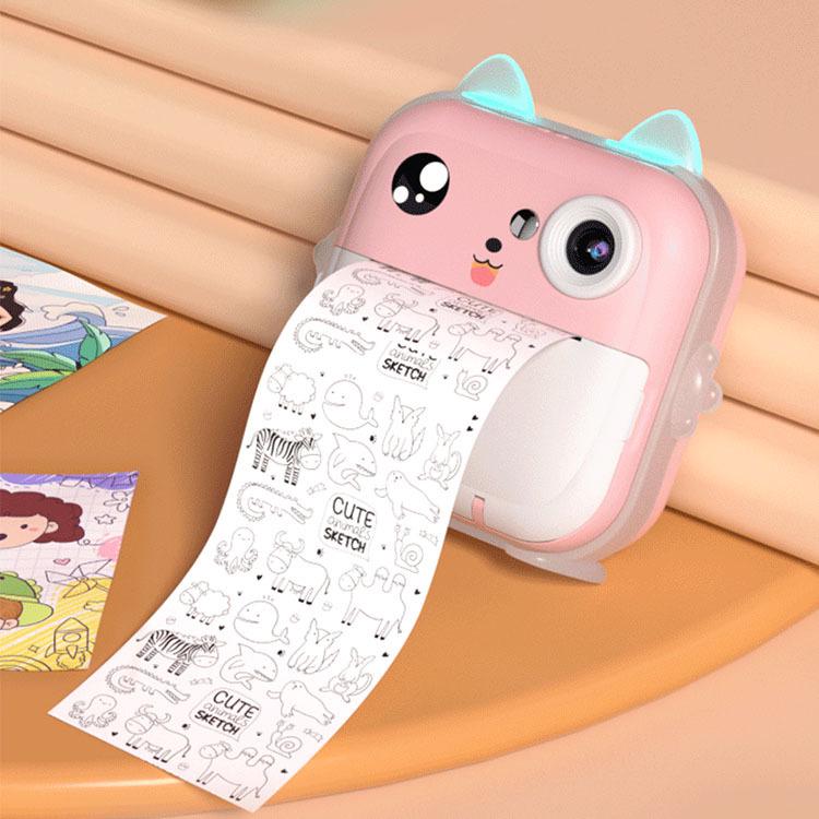 Children's Bluetooth HD Mini Polaroid Camera - Instant Print, Holiday Gift for Students