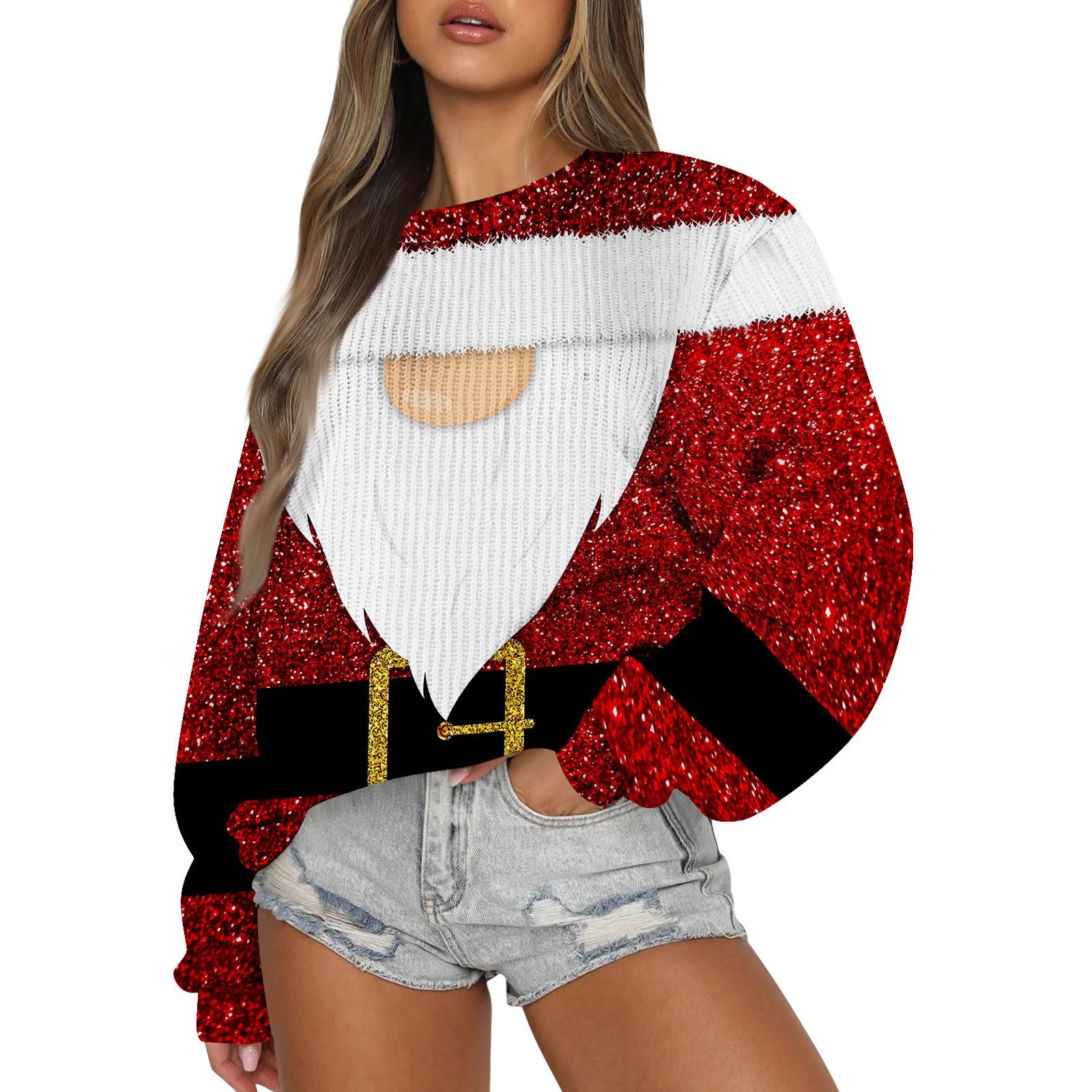 

Женский модный повседневный шерстяной трикотажный пуловер с длинным рукавом и круглым вырезом S