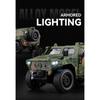 1/20 Alloy Military Explosion Proof Car Model Diecasts Metal Off-road Vehicles Tank Armored Car Model Sound Light Kids Toys Gift