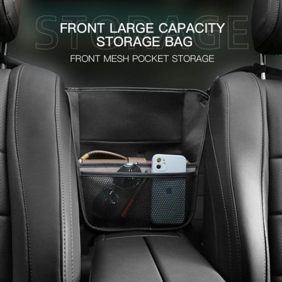 Car Middle Seat Storage Bag Organizer Protector Phone Cup Holder Tidying Stowing