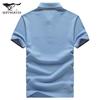 Septwolves Men's Pure Cotton Business Casual Polo T-shirt